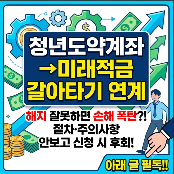 청년도약계좌 청년미래적금 갈아타기