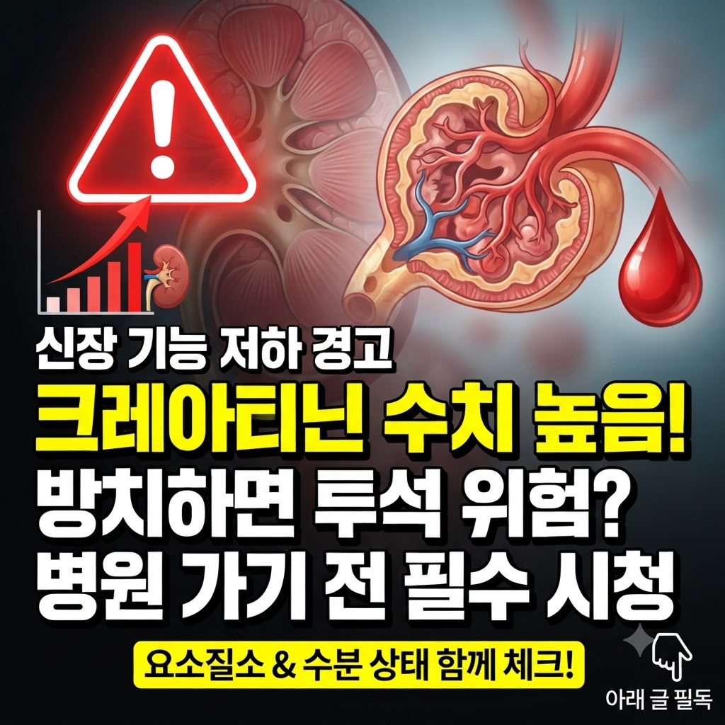 크레아티닌 수치가 높으면