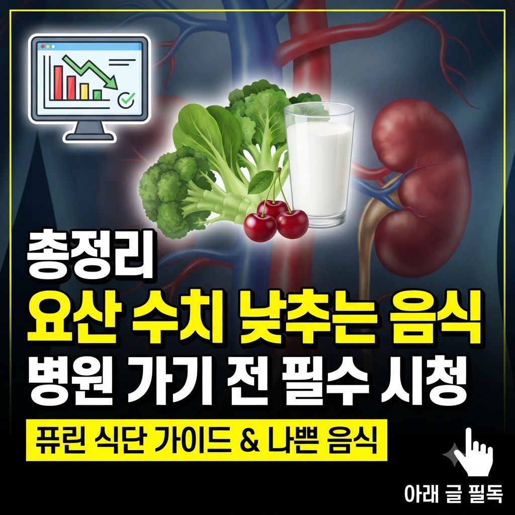 요산 수치 낮추는 음식