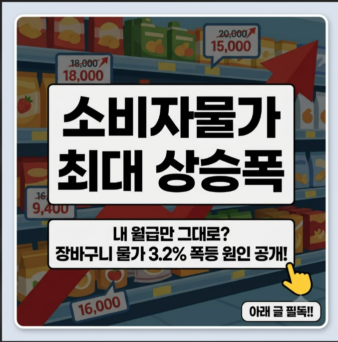 소비자물가 최대 상승폭