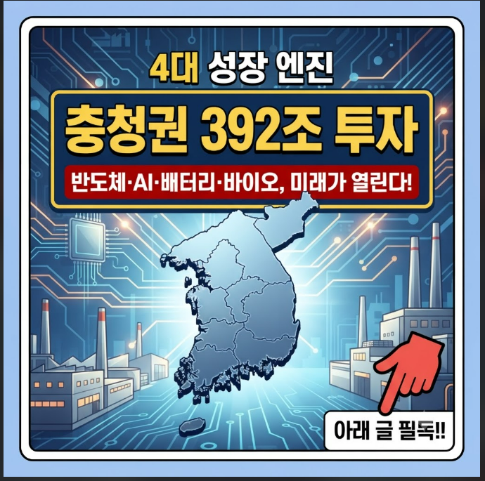 충청권 392조 투자
