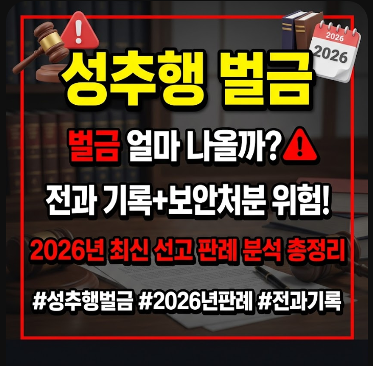 성추행 벌금