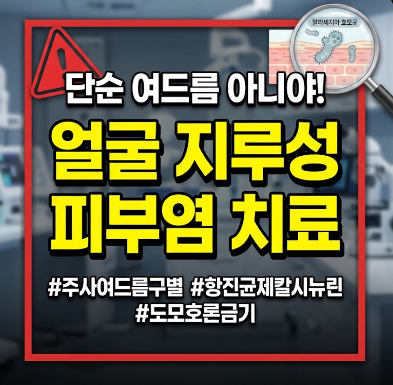 얼굴 지루성 피부염 치료