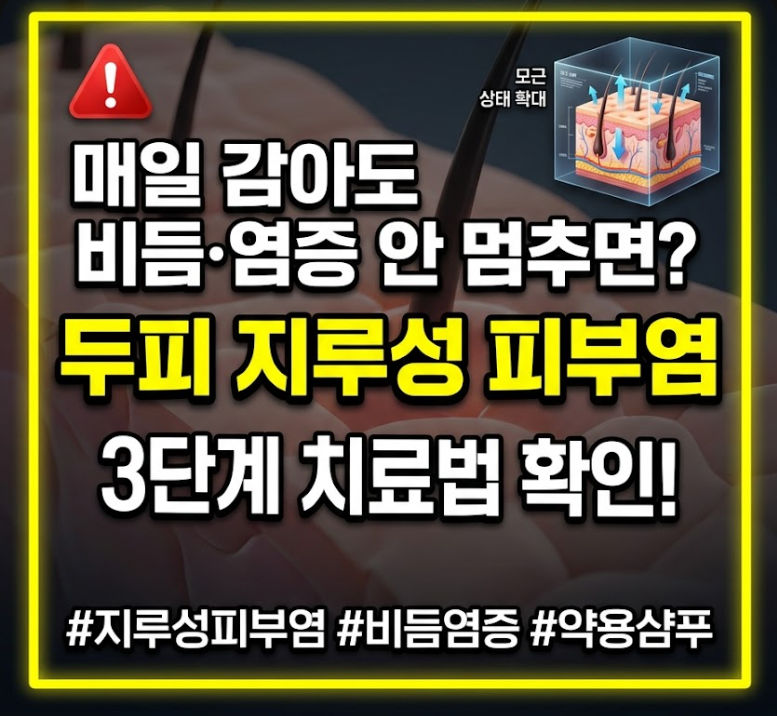 두피 지루성 피부염 치료