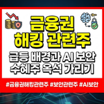금융권 해킹 관련주