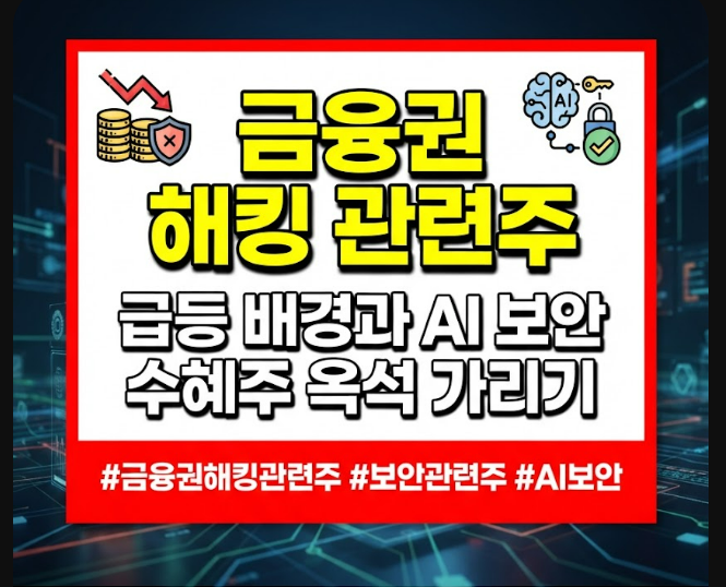 금융권 해킹 관련주